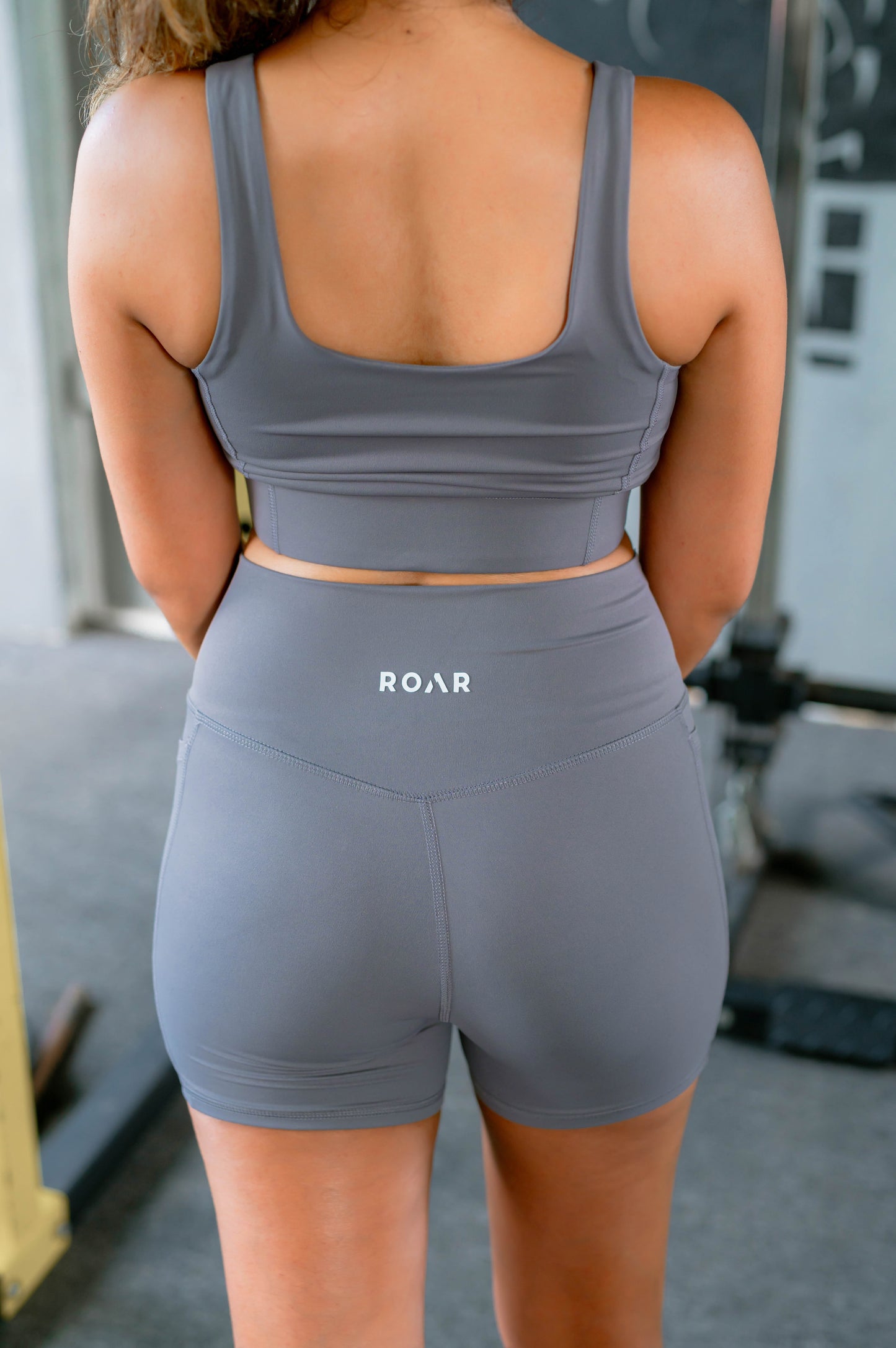 ROAR | INFINITEIMPACT SHORT (GREY) | RUN THE WORLD COLLECTION | WOMEN’S ACTIVE WEAR