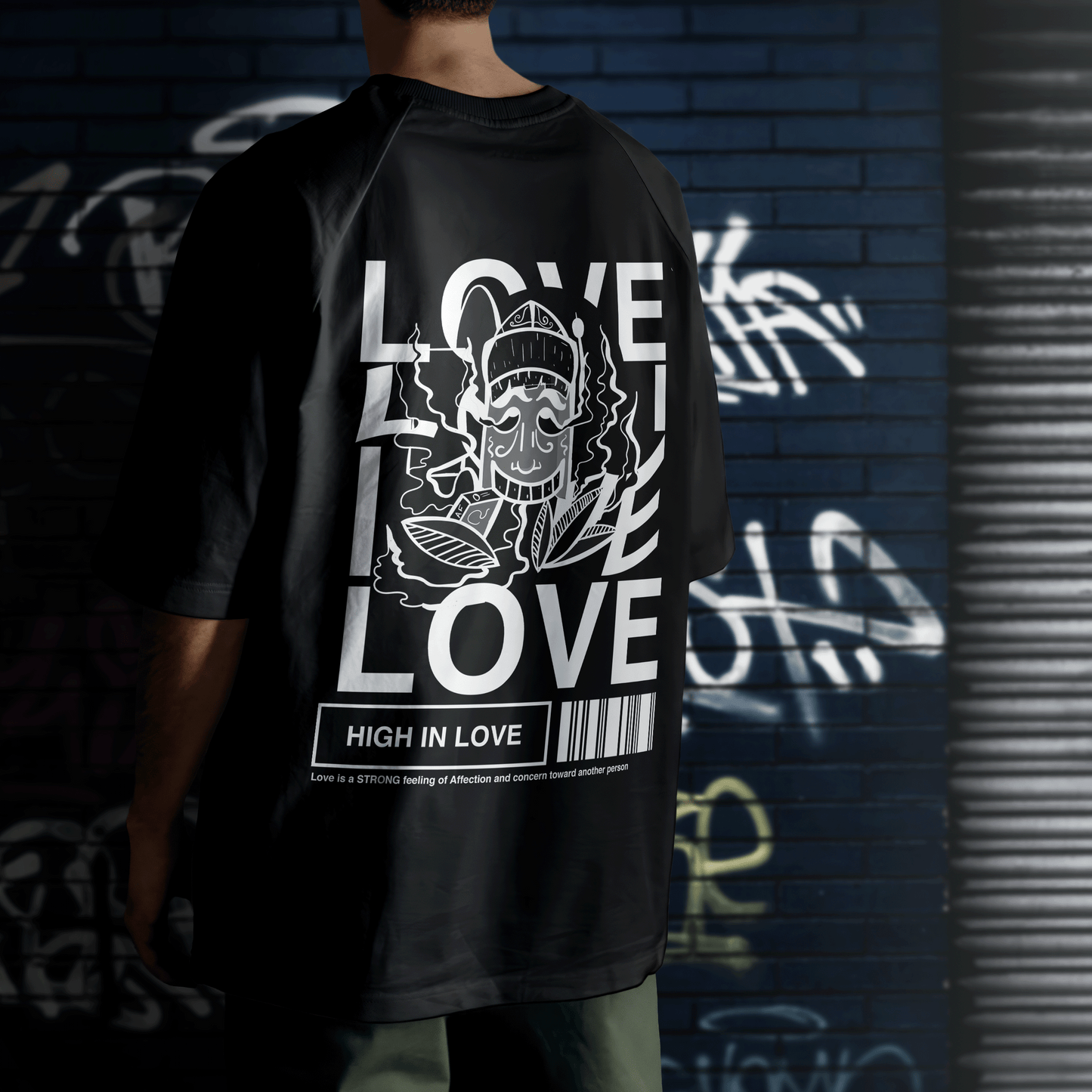 Anumate - "What is Love" Oversize Tee (Black) - Unisex