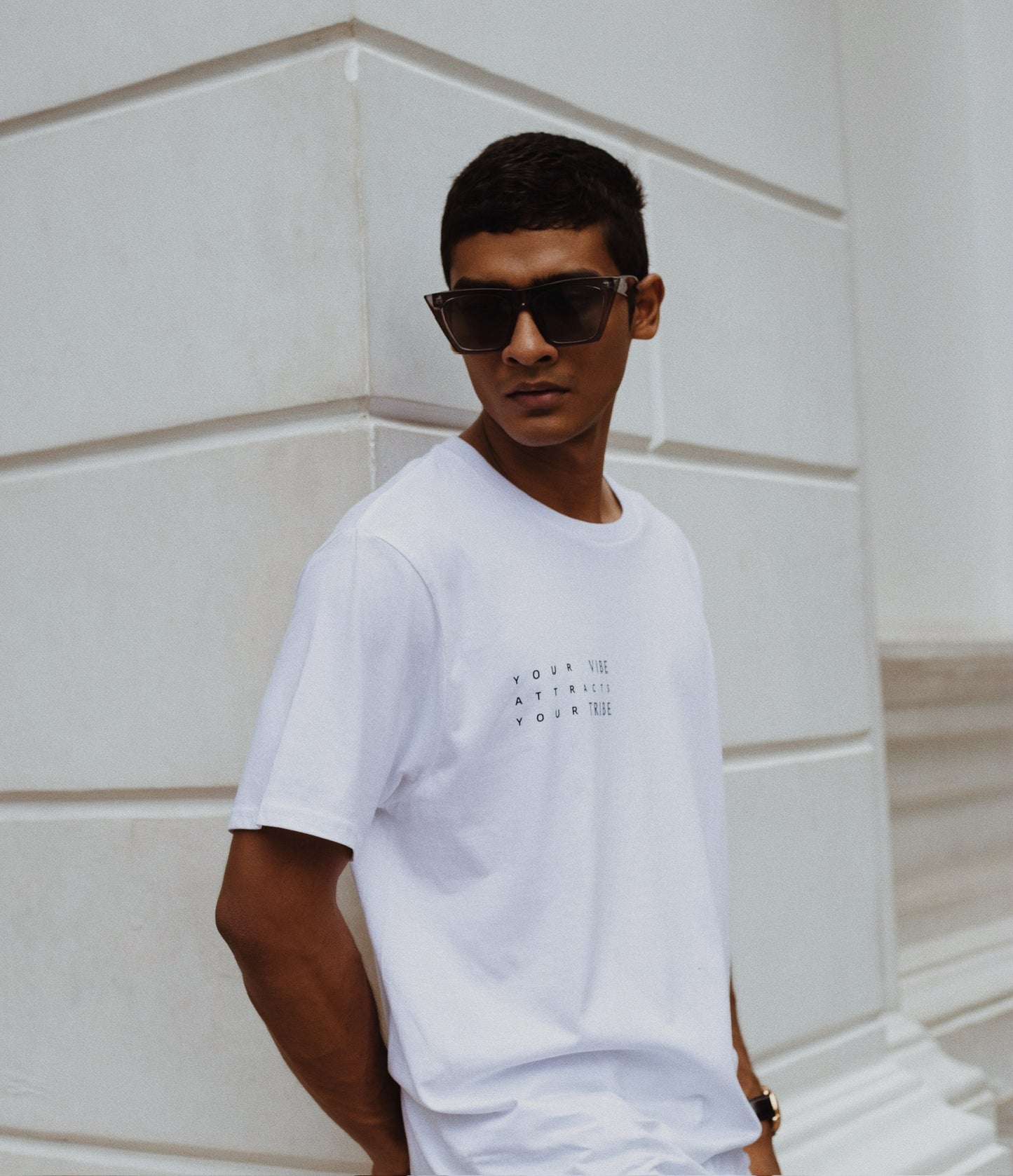 ISLAND GIRL - Font Combi Tshirt (White) - Unisex- 100% Organic - Light Weight