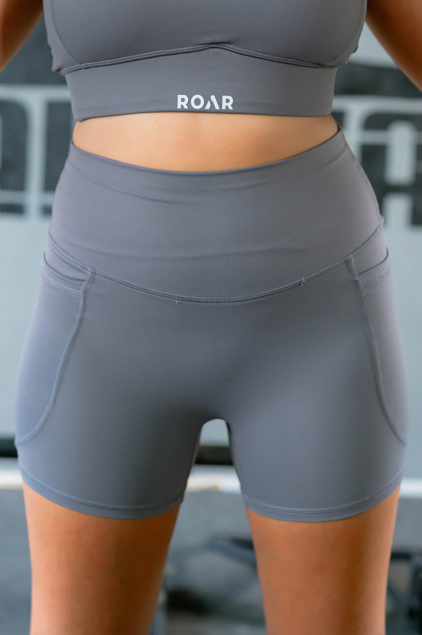 ROAR | INFINITEIMPACT SHORT (GREY) | RUN THE WORLD COLLECTION | WOMEN’S ACTIVE WEAR