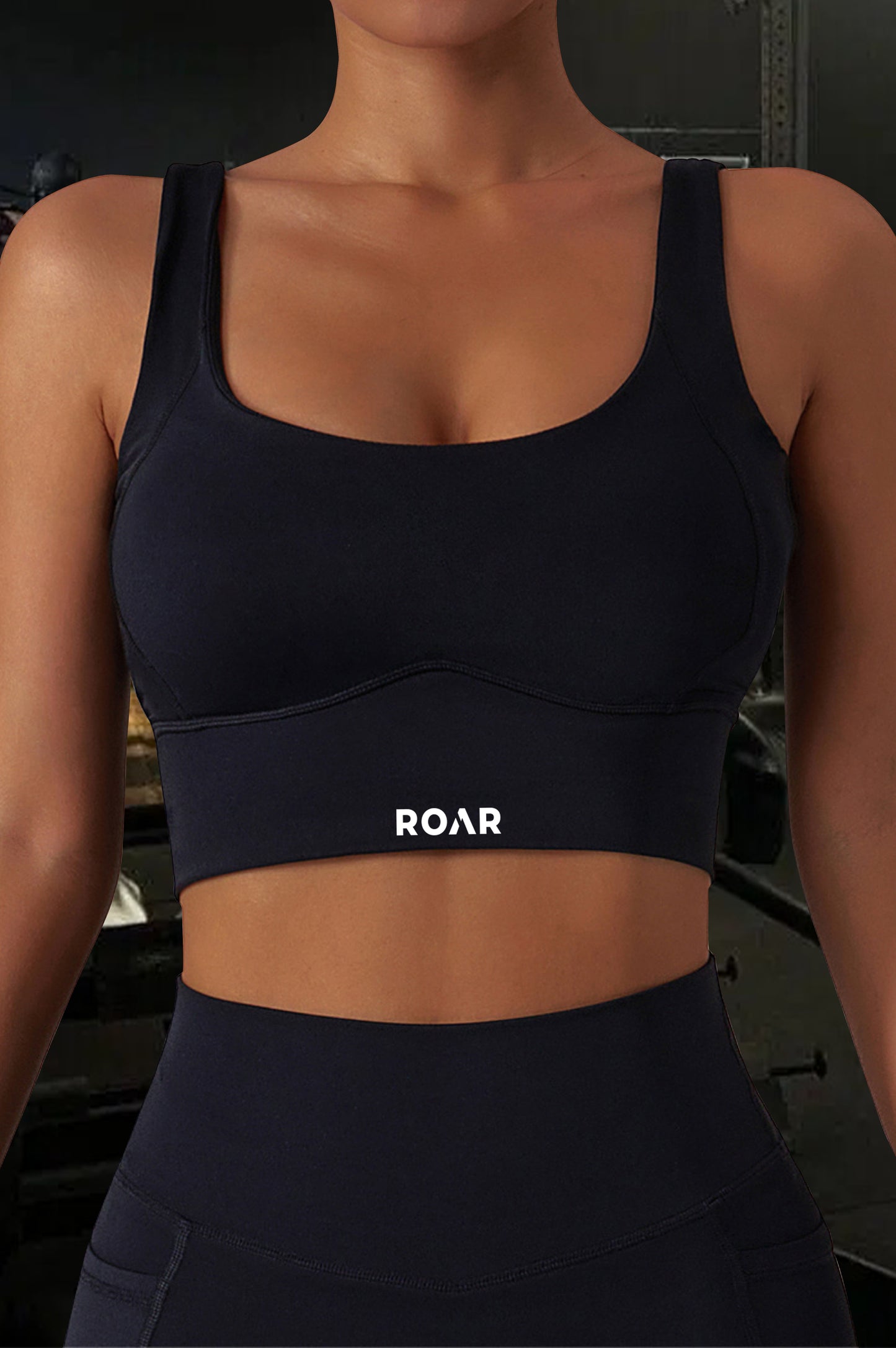 ROAR | INFINITEIMPACT BRA (BLACK) | RUN THE WORLD COLLECTION | WOMEN’S ACTIVE WEAR