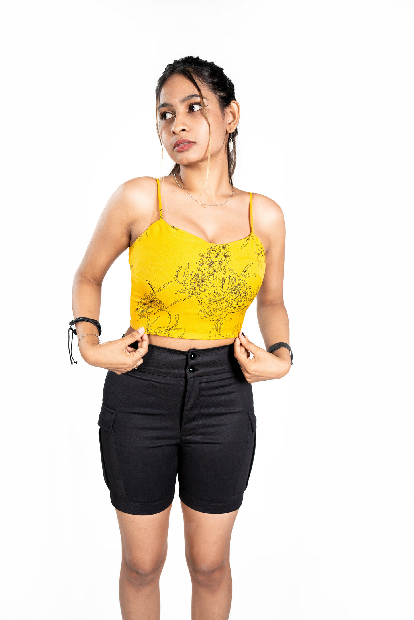 SiSU - IvyCharm Crop Top (Mustard Yellow) - Womens Wear