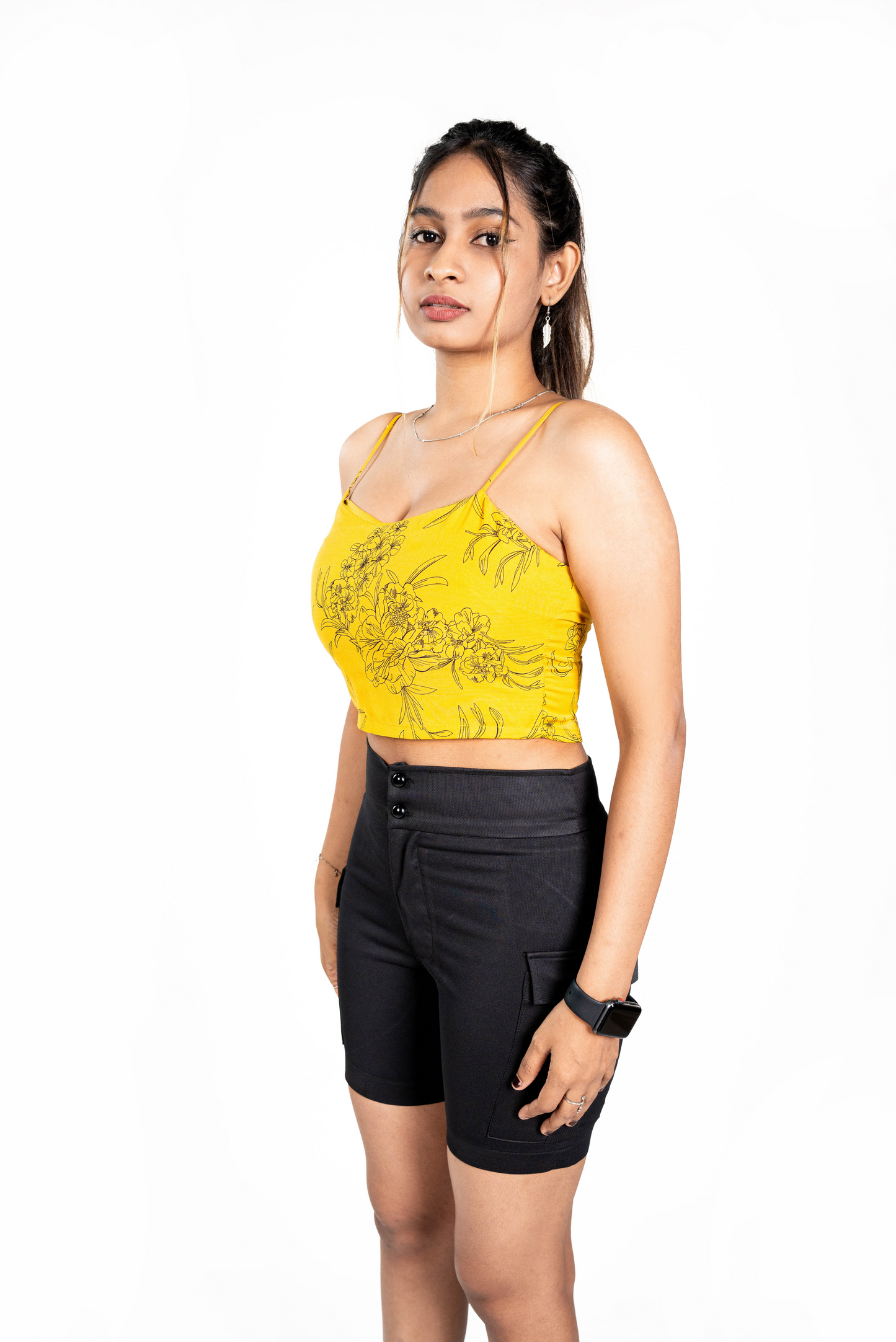SiSU - IvyCharm Crop Top (Mustard Yellow) - Womens Wear