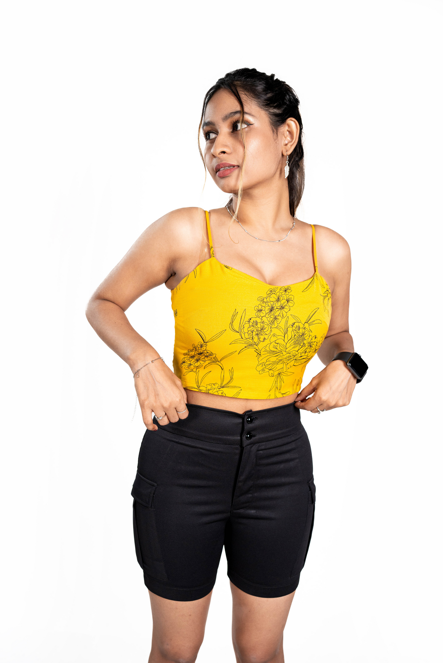 SiSU - IvyCharm Crop Top (Mustard Yellow) - Womens Wear