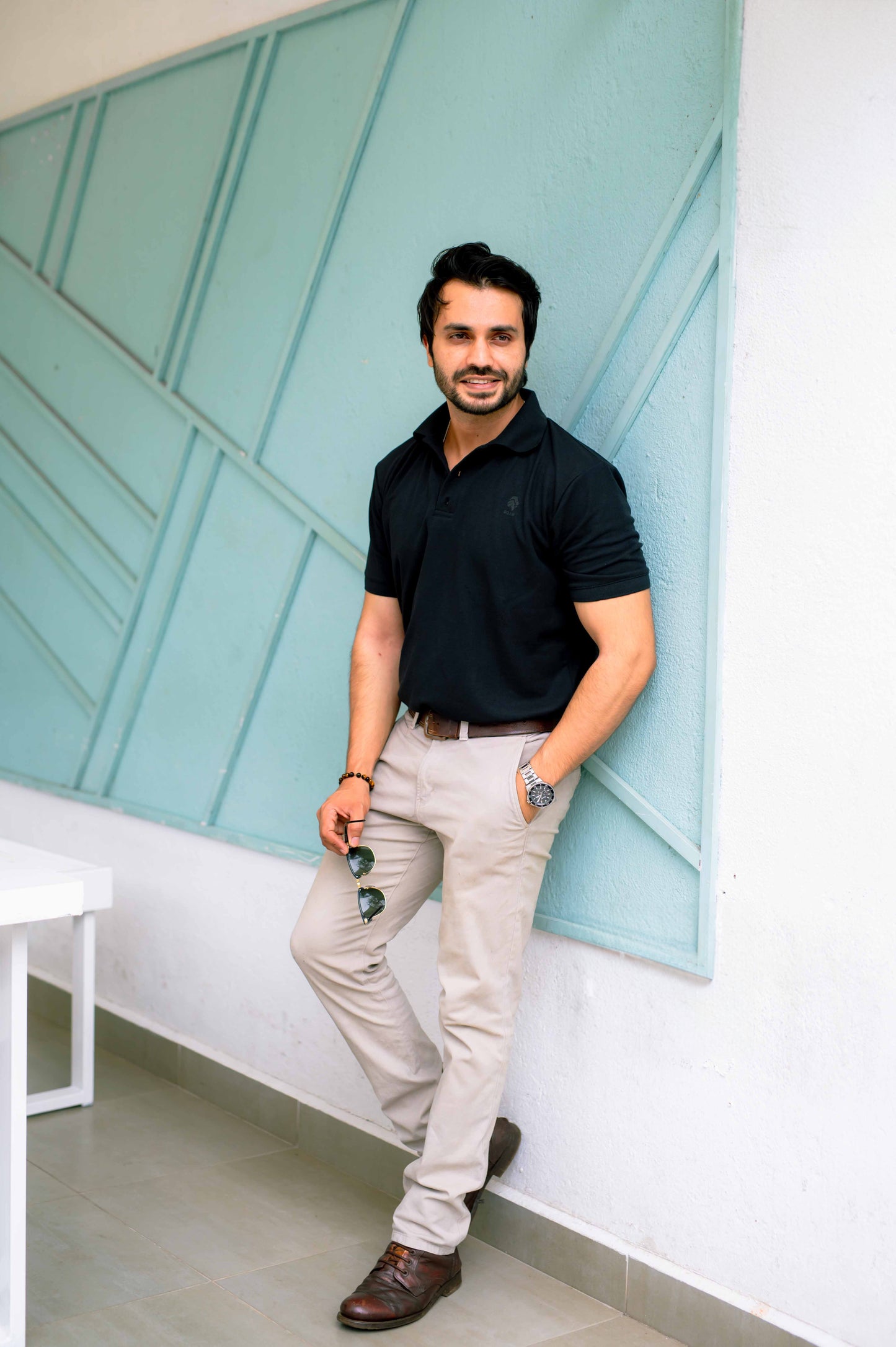 ROAR - Urban Essential Polo Tee (Black) - Regular Fit