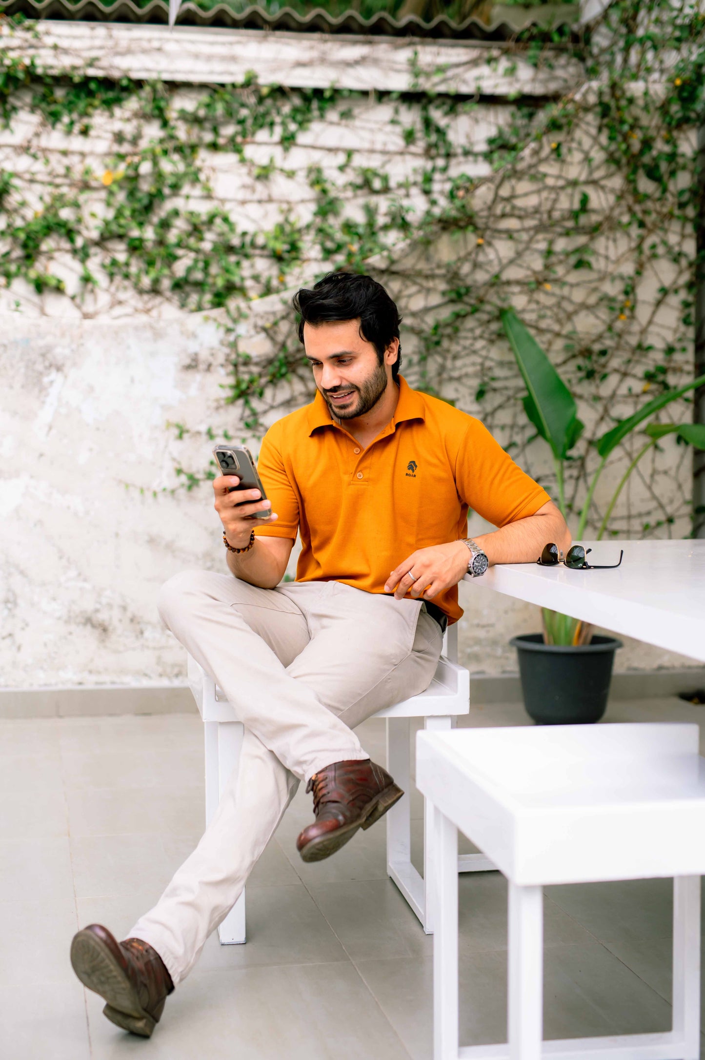 ROAR - Urban Essential Polo Tee (Mustard Yellow) - Regular Fit