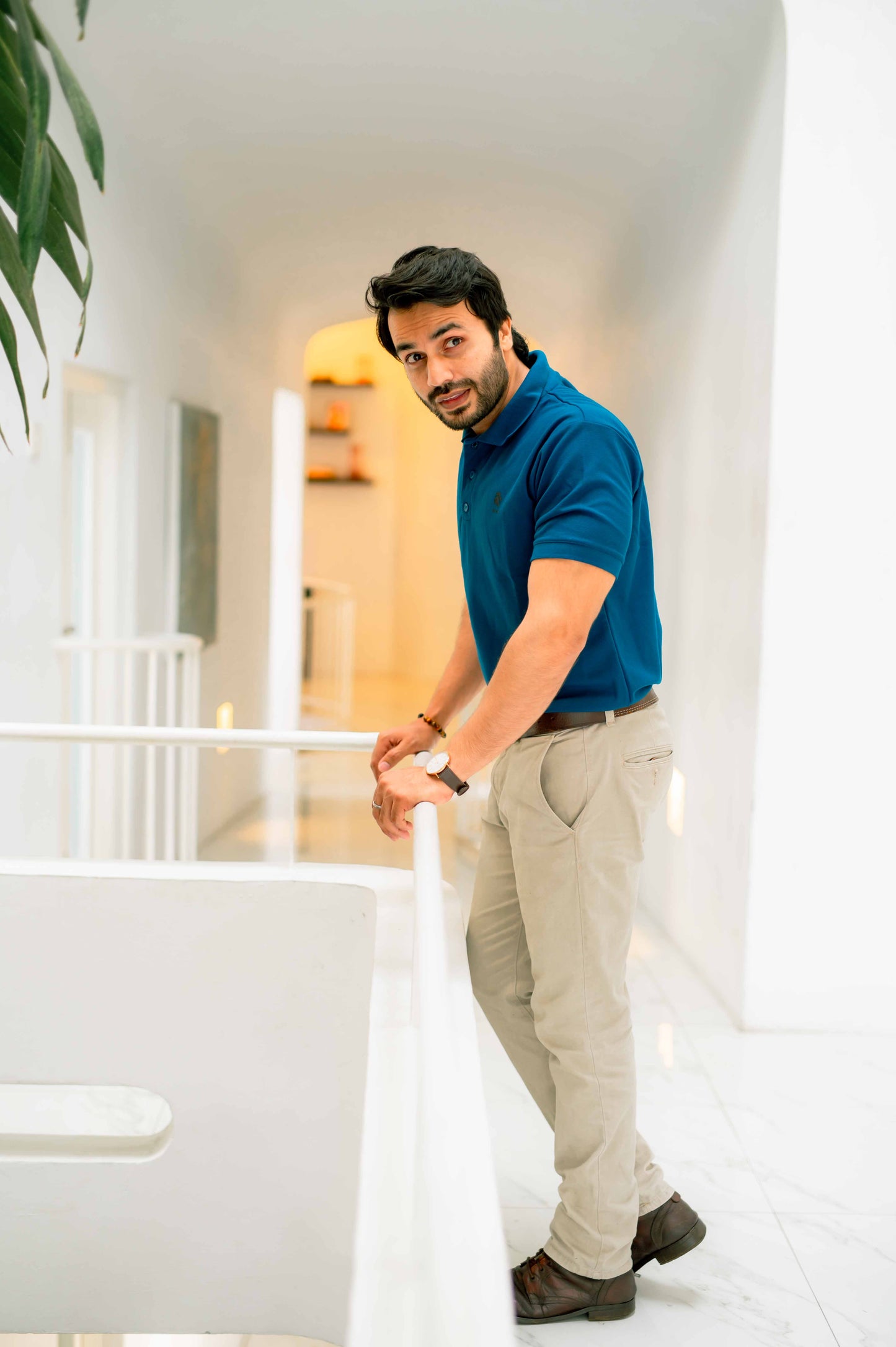 ROAR - Urban Essential Polo Tee (Army Blue) - Regular Fit