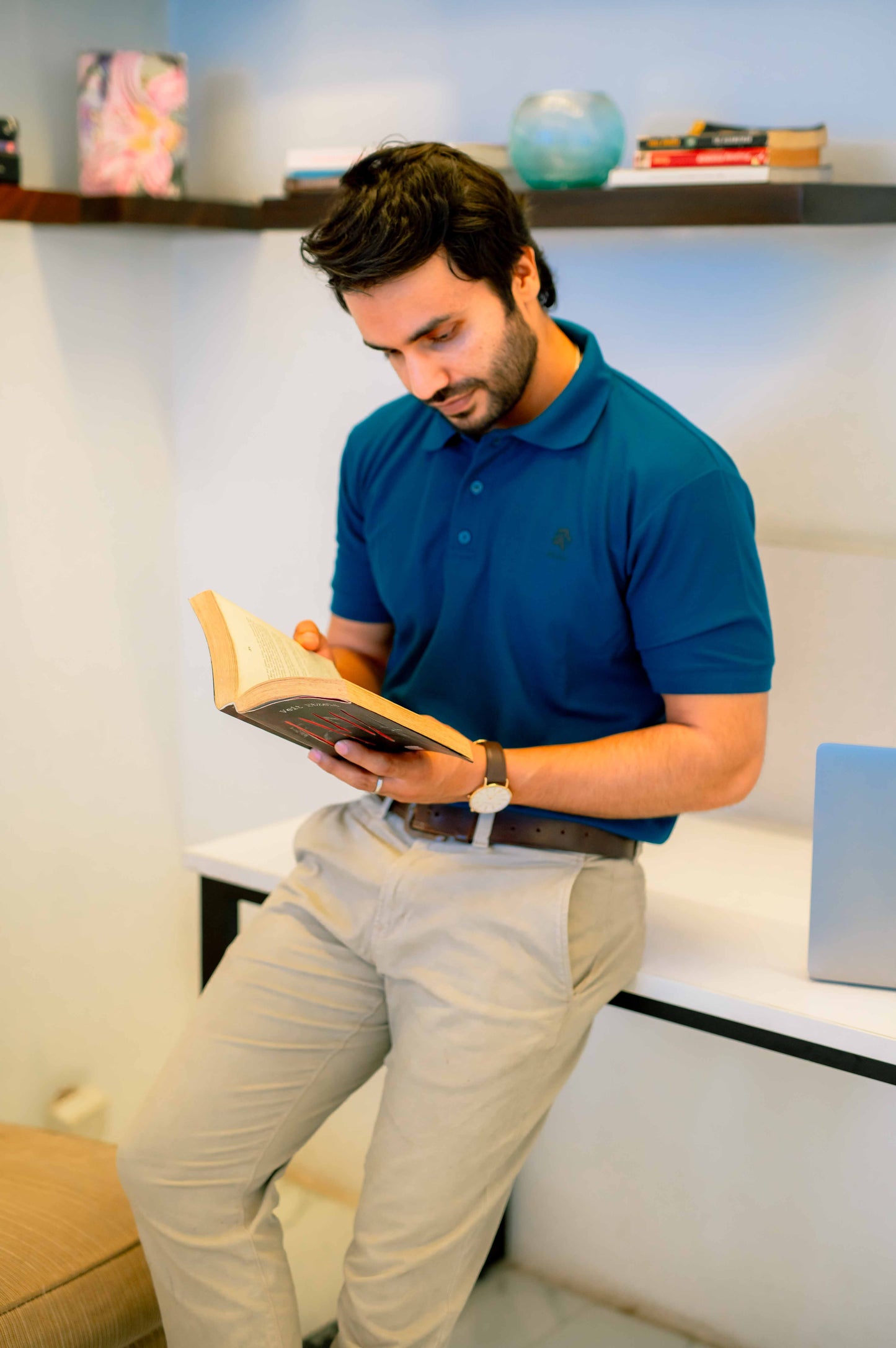 ROAR - Urban Essential Polo Tee (Army Blue) - Regular Fit