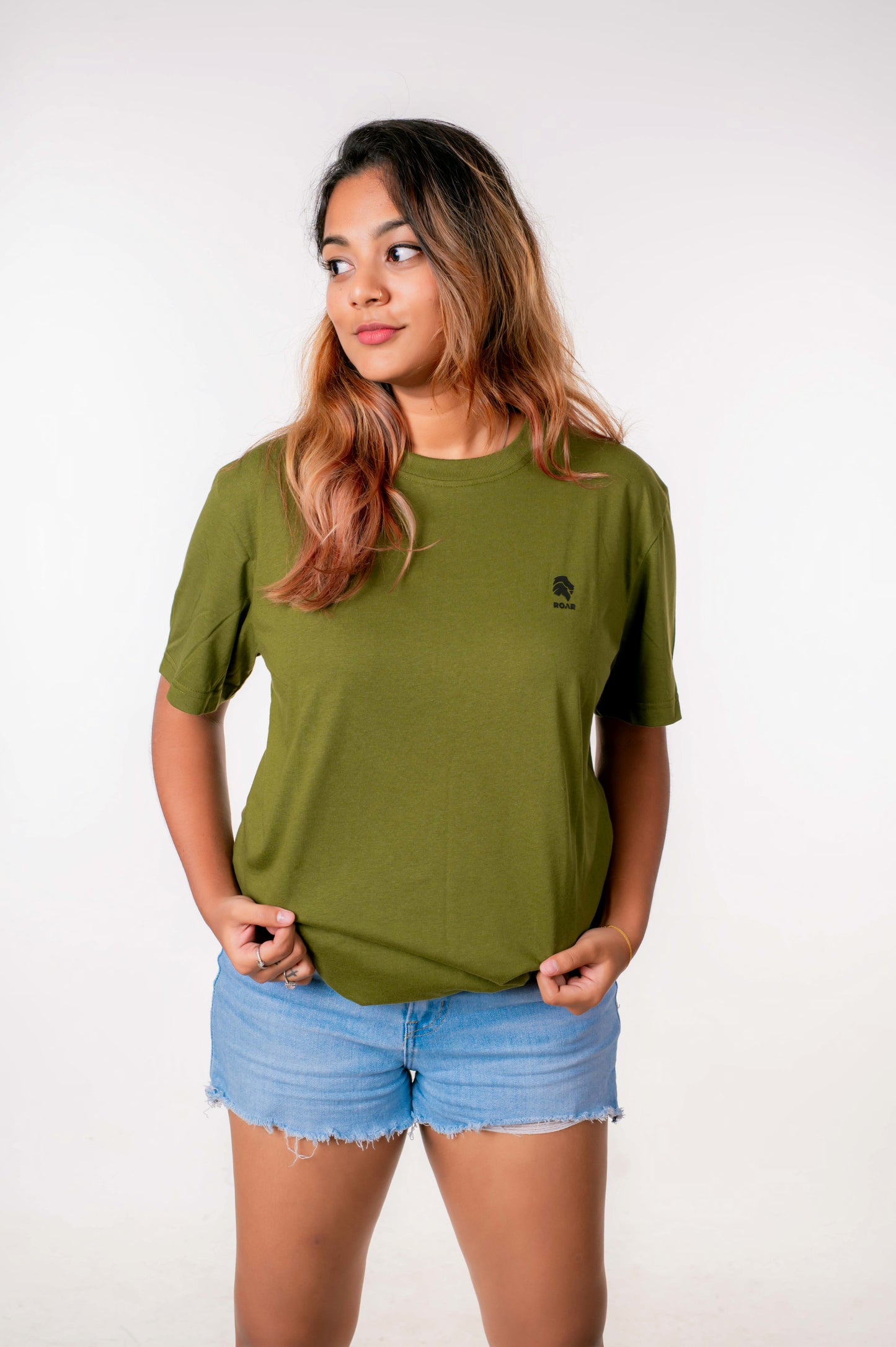 ROAR | OVERSIZE TEE (OLIVE GREEN) | UNISEX
