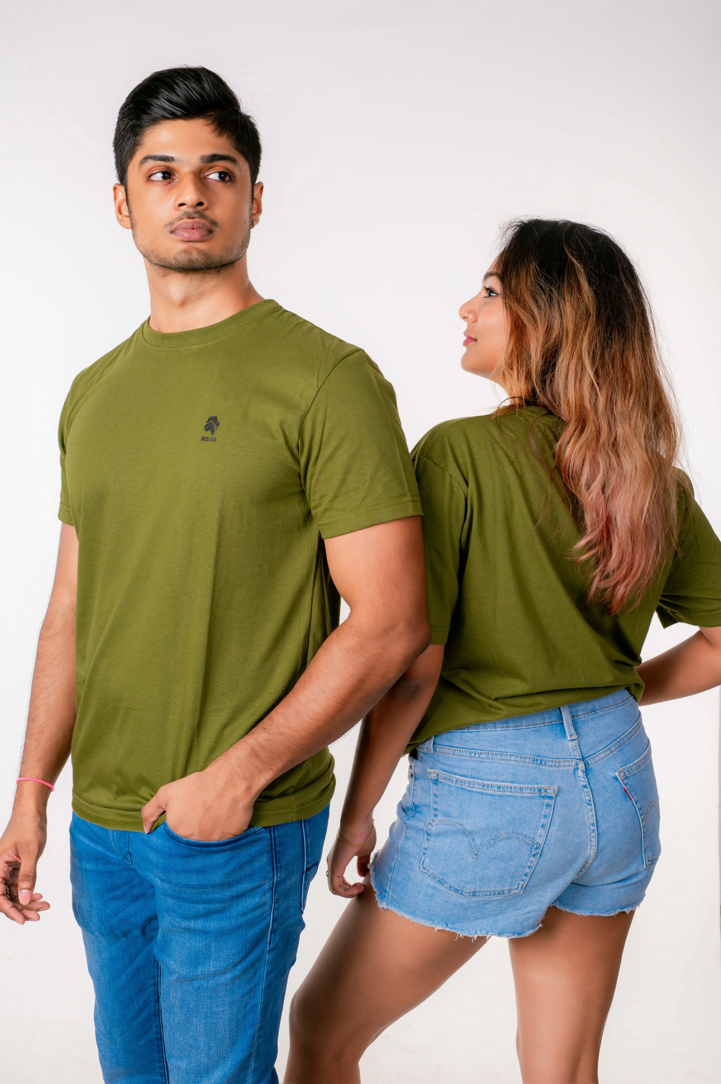 ROAR | OVERSIZE TEE (OLIVE GREEN) | UNISEX