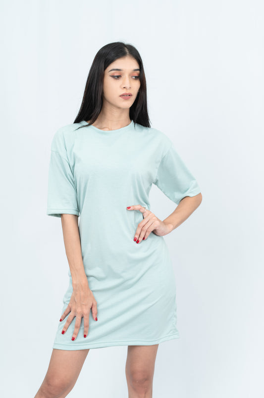 SiSU - Conquer T-Shirt Dress (Mint Green) - WOMEN