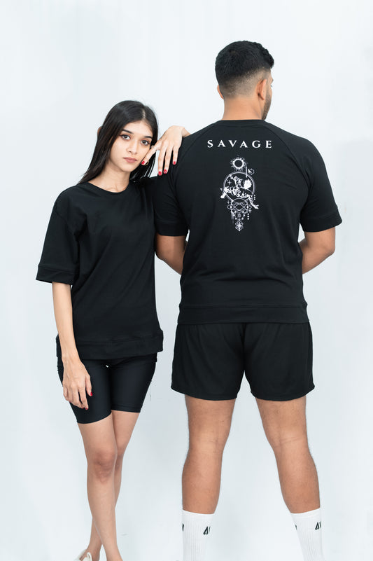 SiSU - Overcome Oversized T-Shirt (Black) - UNISEX