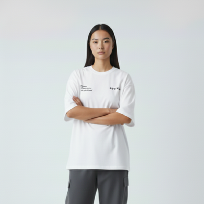 REVIVAL - Blossom (White) - Unisex - 100% Cotton