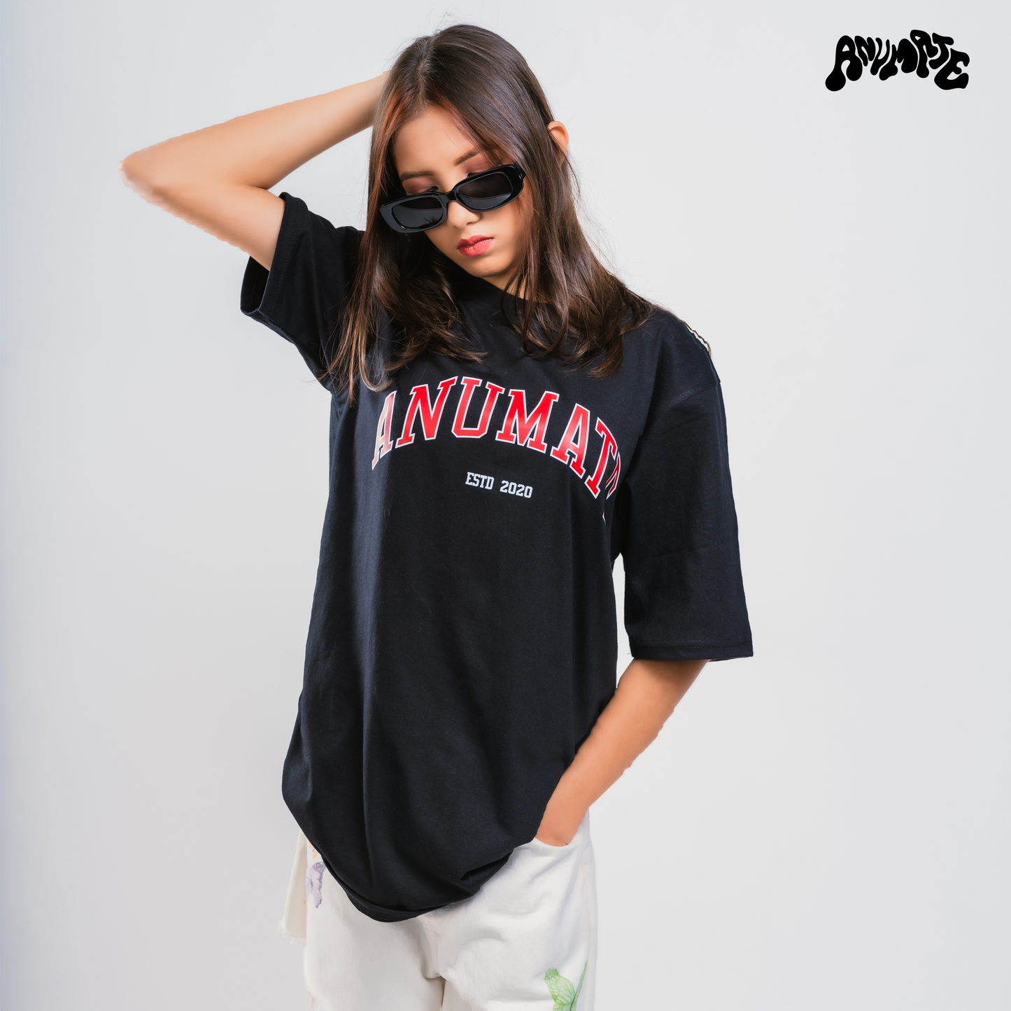 Anumate - "ORIGINS" Oversize Tee (Black) - Unisex