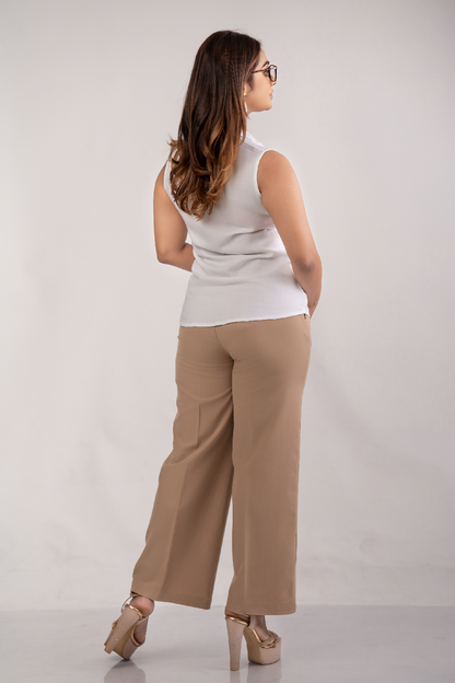 NIMORA - Sleeveless Blouse (White) - Womens Wear