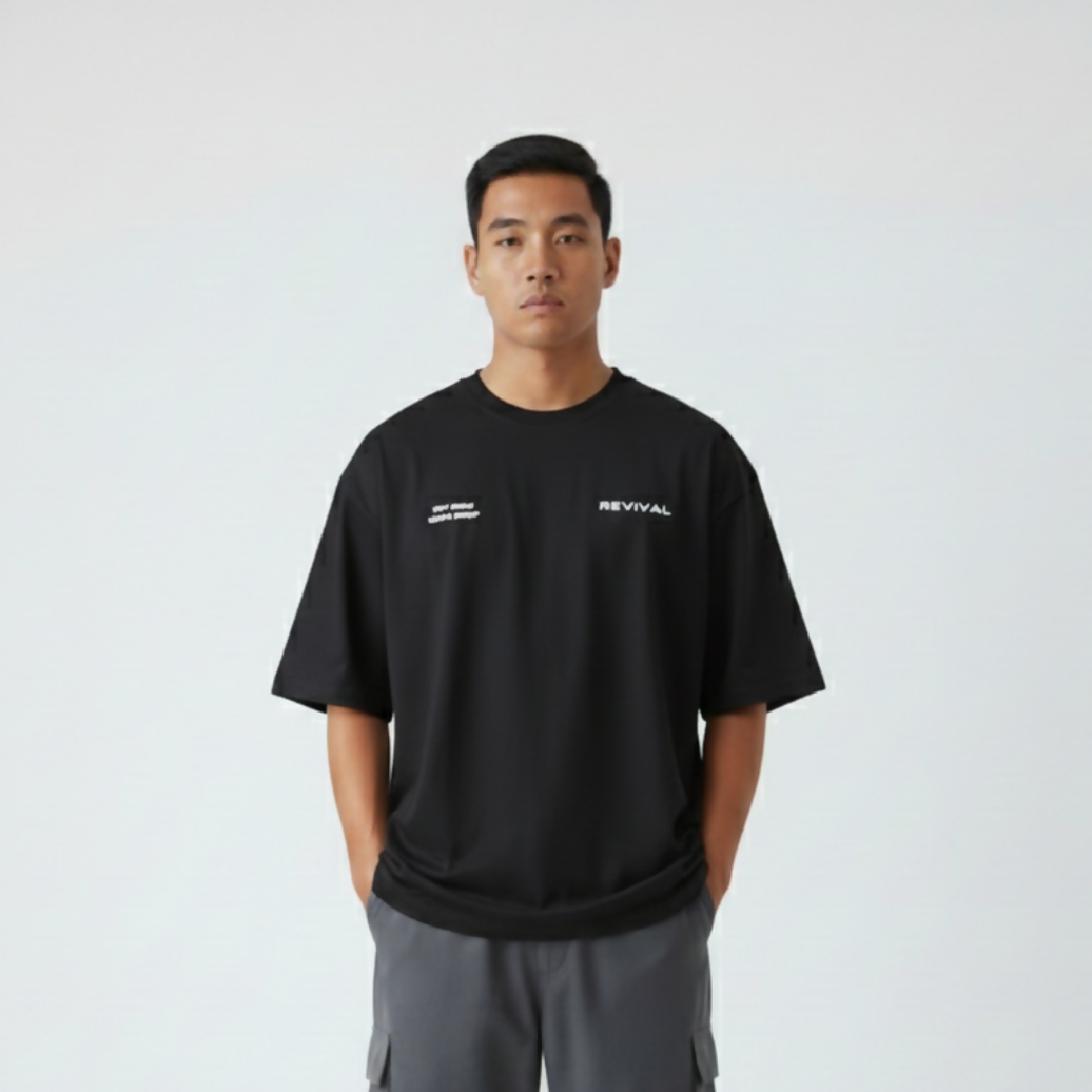 REVIVAL - Deep Sea Hunter (Black) - Unisex - 100% Cotton