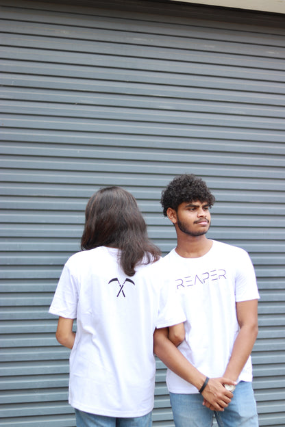 REAPER - UNISEX TEE (WHITE)