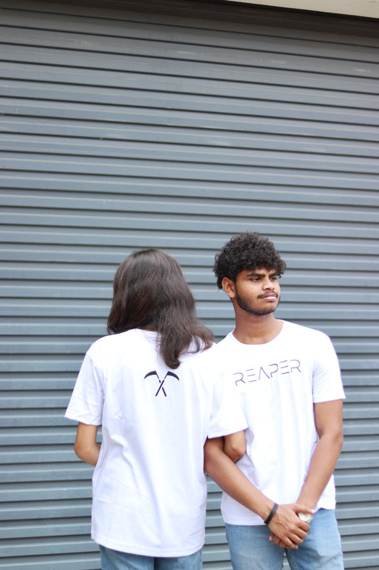 REAPER - UNISEX TEE (WHITE)