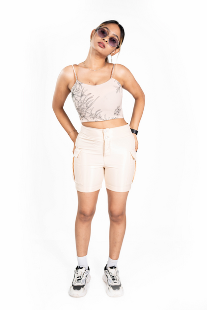 SiSU - IvyCharm Crop Top (Bisque) - Womens Wear