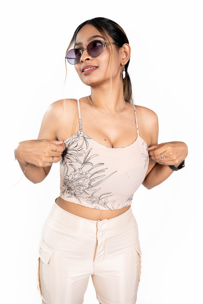 SiSU - IvyCharm Crop Top (Bisque) - Womens Wear