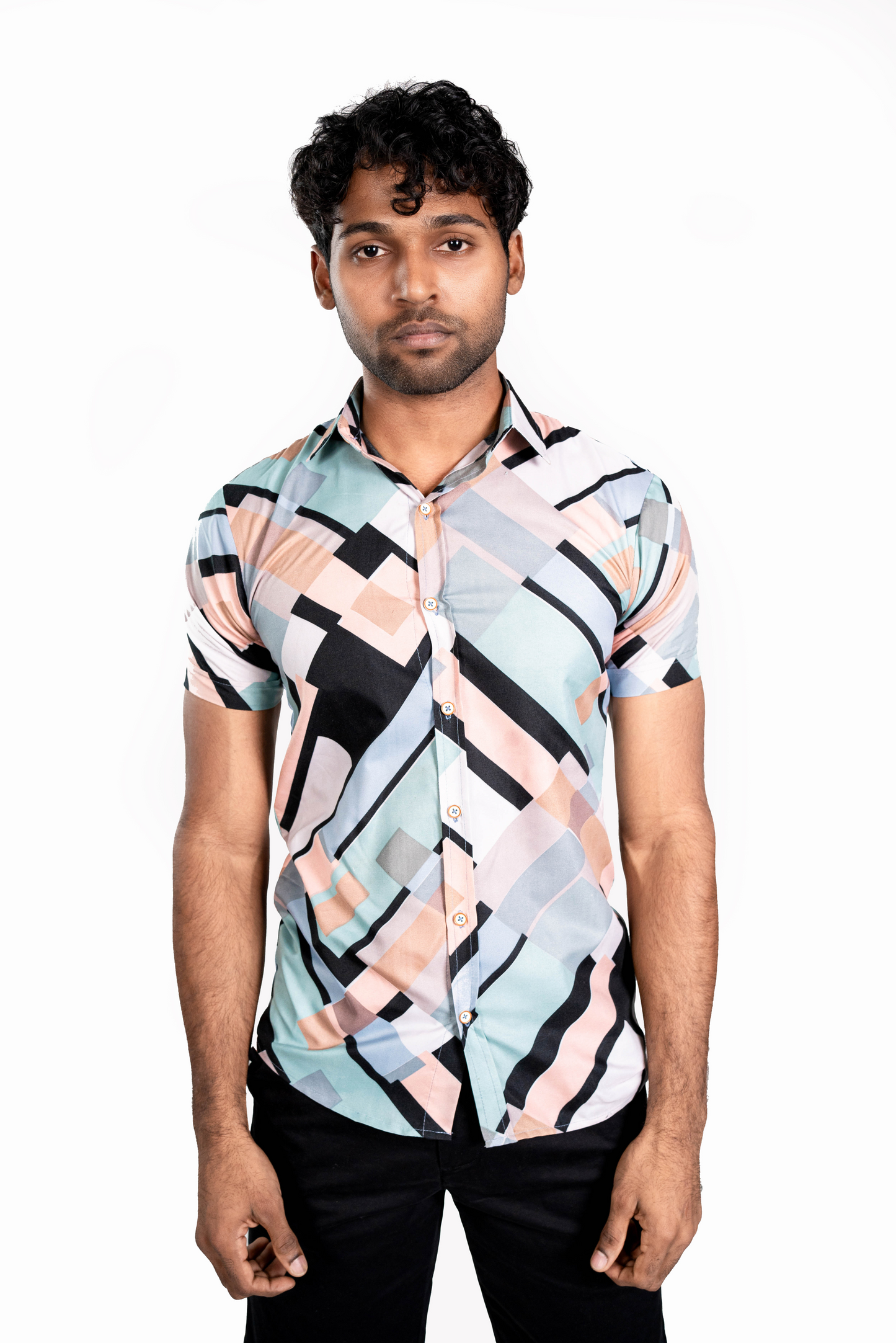 SiSU - Men's BlockPrint Shirt - Stylish Casual Wear for Men