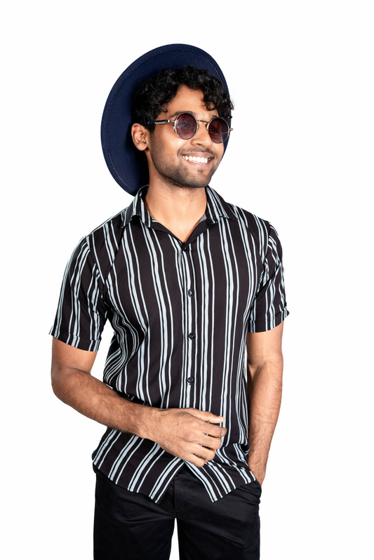 SiSU - Men's Striped Shirt - Stylish Casual Wear for Men