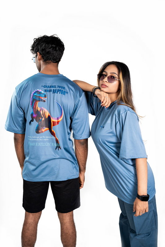 SiSU - Raptor Oversize Tee (Blue) - Unisex