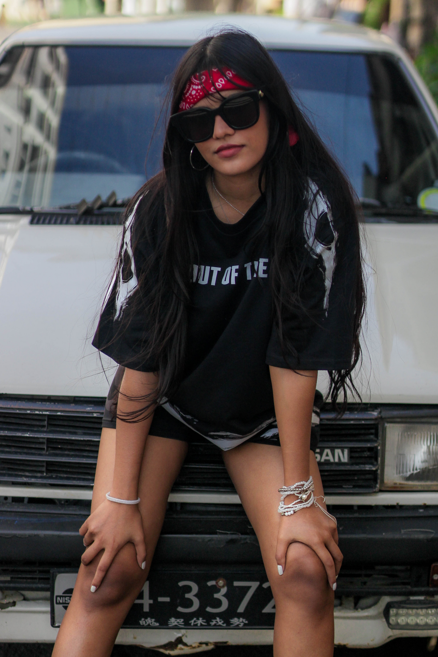 Anumate - "OUT OF TIME" Oversize Tee (Black) - Unisex