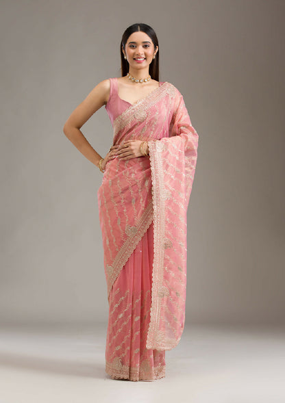 Cadillac & Co. - Soft Silk Saree with Zariwork | 2 Colours