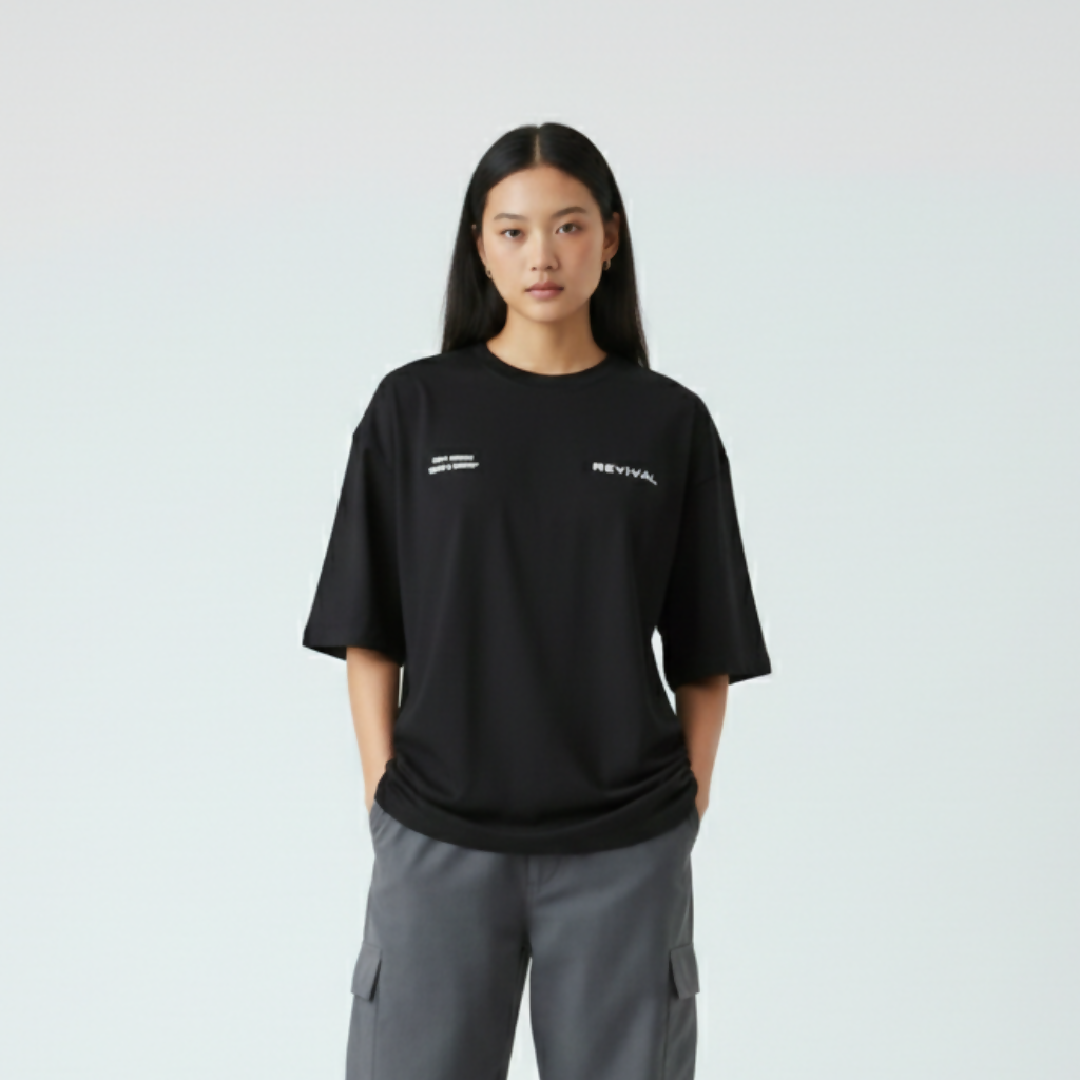 REVIVAL - Deep Sea Hunter (Black) - Unisex - 100% Cotton