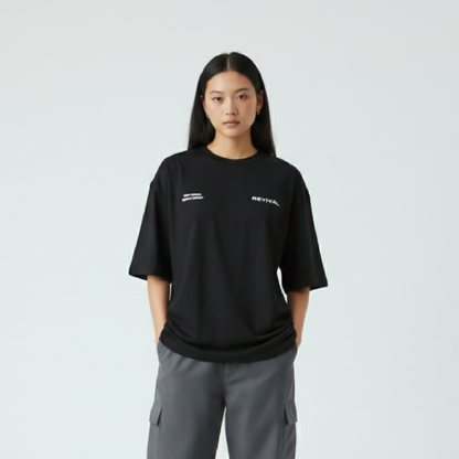 REVIVAL - Deep Sea Hunter (Black) - Unisex - 100% Cotton