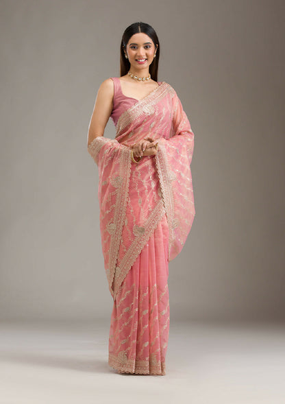 Cadillac & Co. - Soft Silk Saree with Zariwork | 2 Colours