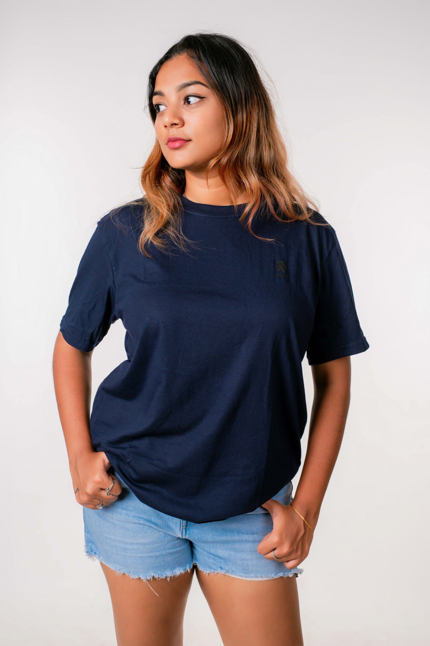 ROAR | OVERSIZE TEE (NAVY BLUE) | UNISEX