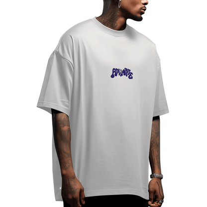 Anumate - "What is Peace" Oversize Tee (White) - Unisex