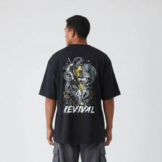 REVIVAL - Deep Sea Hunter (Black) - Unisex - 100% Cotton