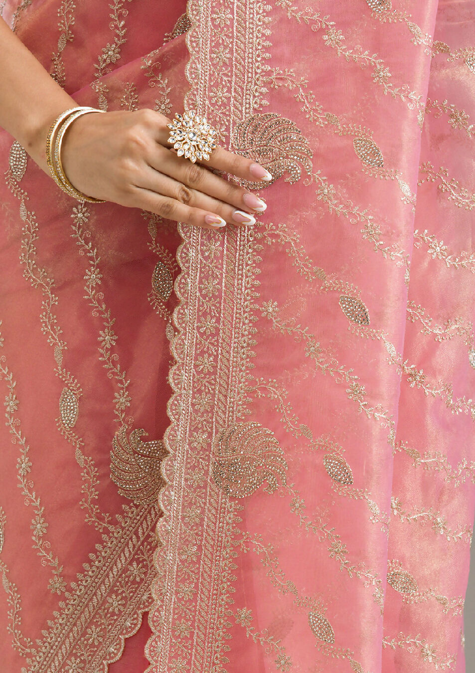 Cadillac & Co. - Soft Silk Saree with Zariwork | 2 Colours