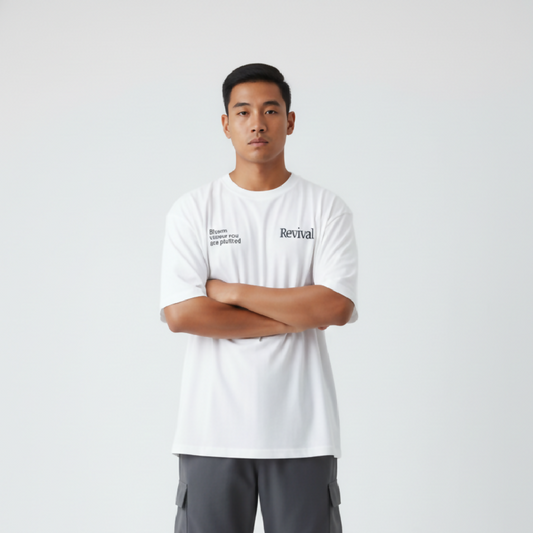 REVIVAL - Blossom (White) - Unisex - 100% Cotton