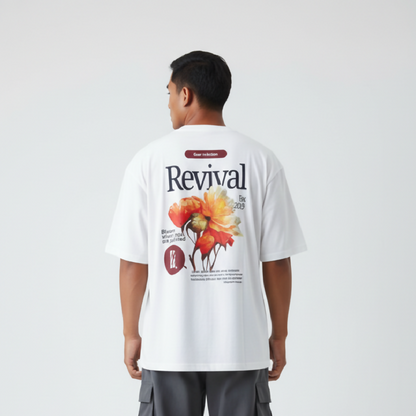 REVIVAL - Blossom (White) - Unisex - 100% Cotton