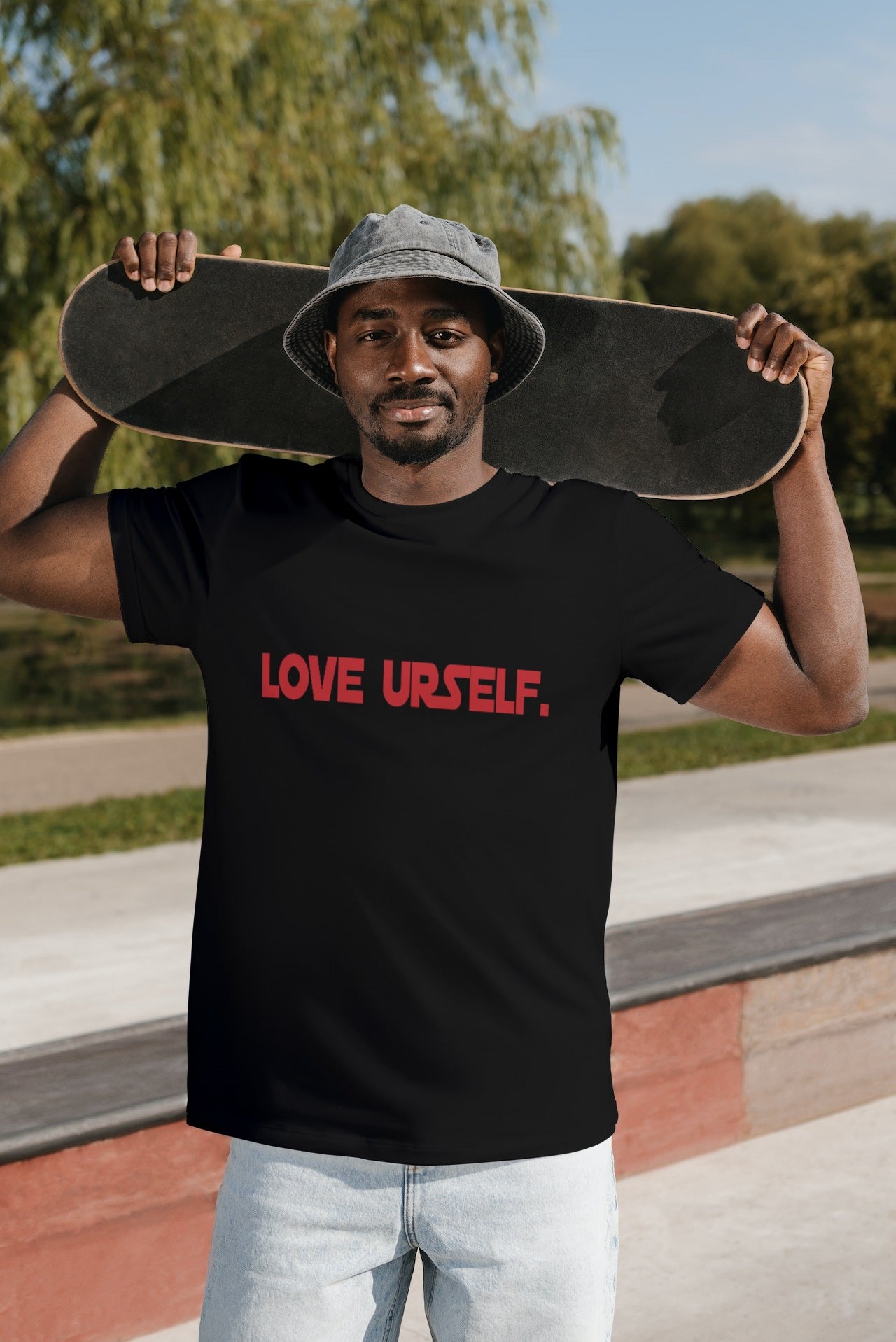 Cozzie Fit | Love Urself Tee (Black) | Unisex