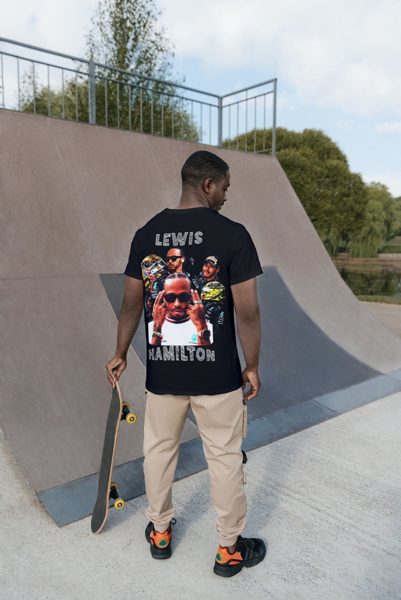 Cozzie Fit | "Lewis Hamilton" Tee (Black) | Unisex