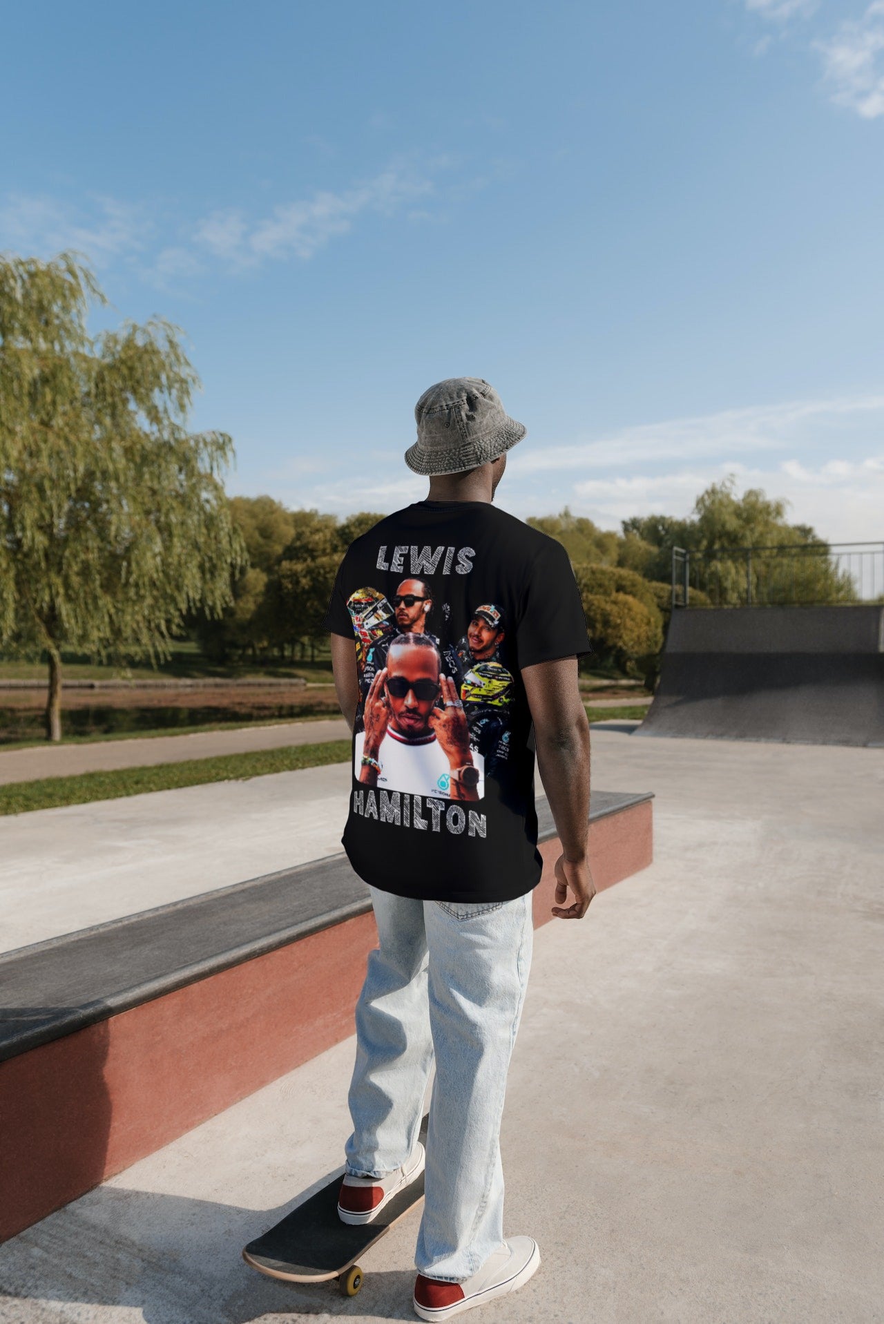 Cozzie Fit | "Lewis Hamilton" Tee (Black) | Unisex