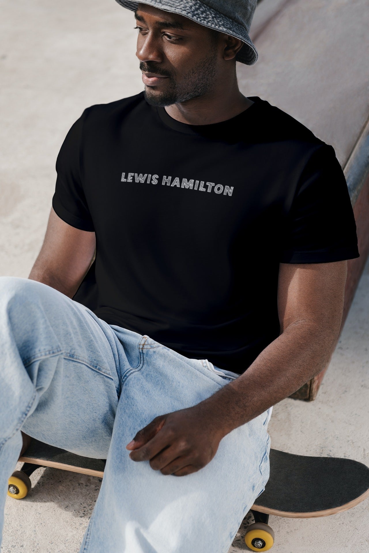 Cozzie Fit | "Lewis Hamilton" Tee (Black) | Unisex