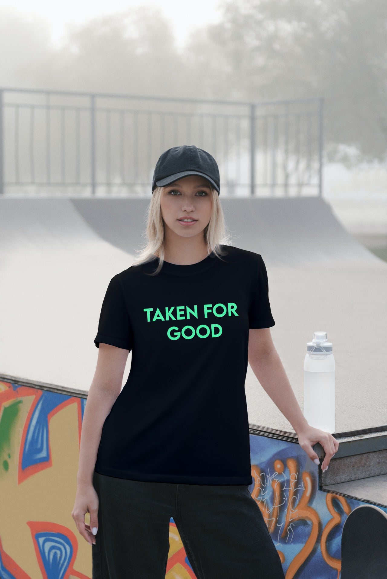 Cozzie Fit | Taken for Good Tee (Black) | Unisex