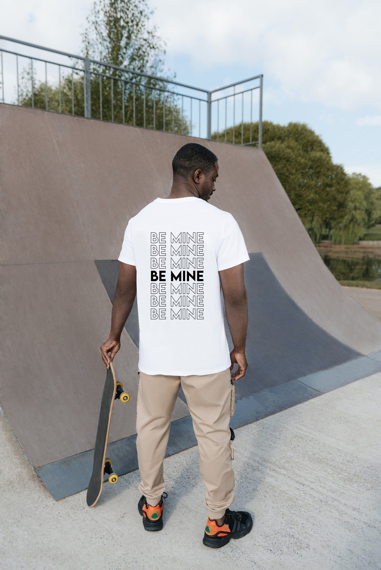 Cozzie Fit | Be Mine Valentine Tee (White) | Unisex