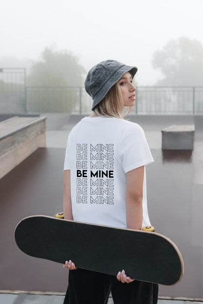 Cozzie Fit | Be Mine Valentine Tee (White) | Unisex