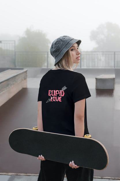 Cozzie Fit | Cupid Love Tee (Black) | Unisex