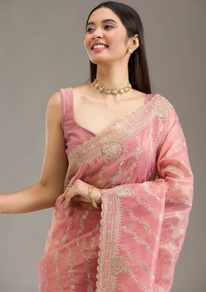 Cadillac & Co. - Soft Silk Saree with Zariwork | 2 Colours